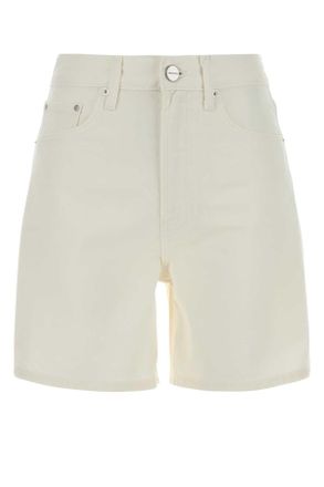 Anine Bing White Denim Shorts
