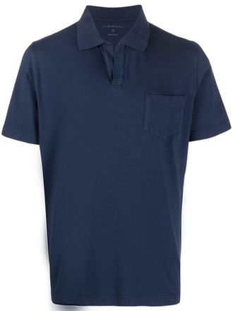 Sease Poloshirt met borstzak - Blauw