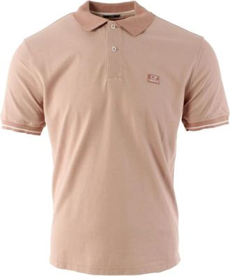 C.P. Company Tacting Piquit Polo - Heren - Polos - Roze - M - Tops