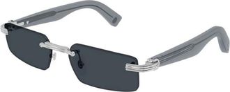 Cartier Premi&egrave;re Zonnebril - Heren - Zonnebrillen - Grijs - 55 MM - Accessoires