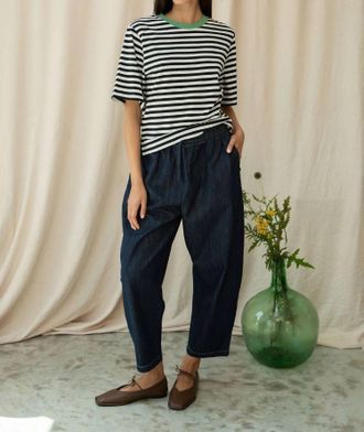 Beaumont Organic Cedar Denim Trousers In Indigo