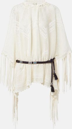 Isabel Marant Metilia belted crochet minidress