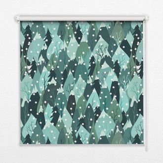 Tulup Tenda A Rullo Interna Per Finestra - Tenda Filtrante Luce - Tenda Privacy - Tenda Decorativa Rettangolare - Rullo Per Interni - (130 Cm X 140 Cm) - Fo