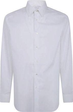 Paul Smith Regular Fit Shirt - Heren - Zakelijke Overhemden - Wit - M - Overhemden