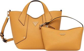 Guess Dames, Tassen, Geel, Maat: ONE Size Leer