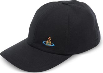 Vivienne Westwood Uni Baseball Cap - unisex - Petten - Zwart - S/M - Katoen - Accessoires