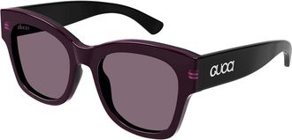 Gucci GG1789S 003 Womens Sunglasses Purple Size 53 - Free RX Lenses - Free RX Lenses