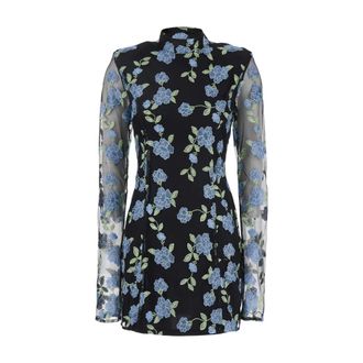 Rotate Rotate Birger Christensen, Dames, Jurken, Veelkleurig, Maat: L Leer