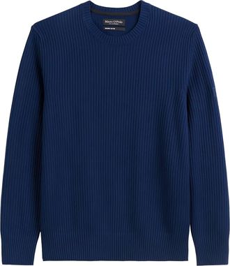 Marc O'Polo Maglione girocollo a coste - Blu