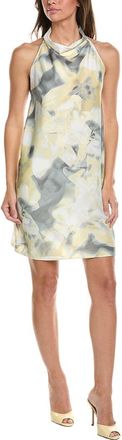 Kenneth Cole Cowled Mock Neck Short Dress