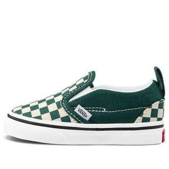 Vans Old Skool V Toddler Green/White Checkboard VN0A34882NH