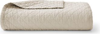 Christy Porto Luxury Diamond Quilted Bedspread in Biscuit at Nordstrom