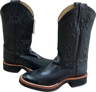 Justin Womens J-Flex Round Toe Boots In Black