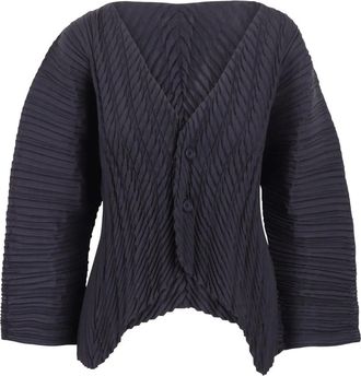 Issey Miyake Dames, Truien, Blauw, Maat: M