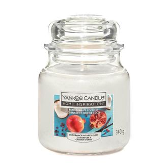 Yankee Candle Company Pomegranade Coconut, candela in giara media Yankee Candle