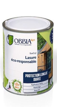 Obbia Lasura Para Madera Obbia Ecocryl Base Agua Protecci&oacute;n Uv 1l