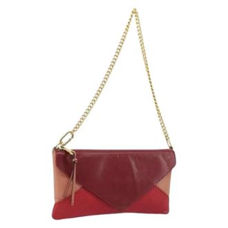 Chlo&eacute; Pre-owned Schoudertas - Dames - Vintage Clutch - Veelkleurig - ONE Size - Leer - Vintage