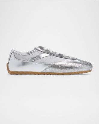 Alexander McQueen Men & apos;s Boxe Leather & Nylon Low-Top Sneakers