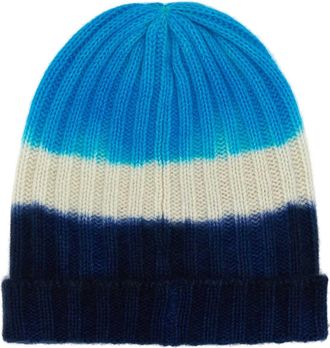 The Elder Statesman Mens Cauffia Beanie Multicolor Cashmere