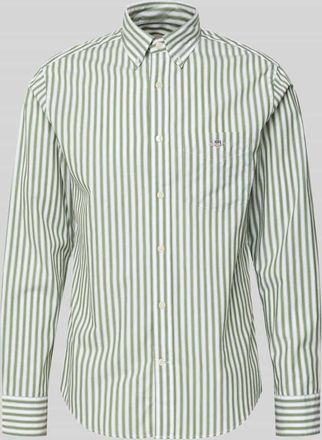 GANT Slim Fit Freizeithemd mit Brusttasche in Hellgruen, Gr&ouml;&szlig;e XXXL