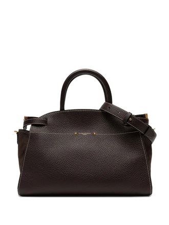 Gianni Chiarini Farah maxi-grain leather tote bag - Brown