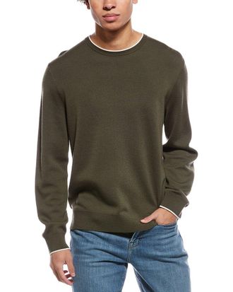 Theory Arnaud Wool-Blend Crewneck Sweater