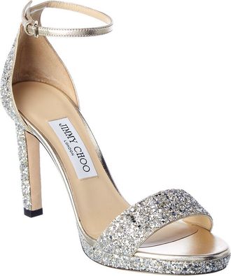 Jimmy Choo London Misty 100 Glitter Sandal