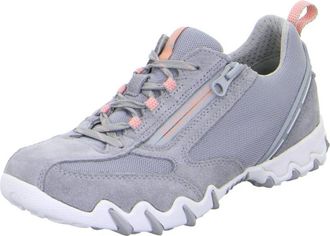 Mephisto Womens Lace-Up Namour Shoes In Alloy