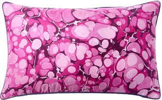 Jonathan Adler Us Kit Marbleized Silk Pillow