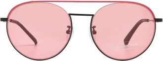 Calvin Klein Pink Round Unisex Sunglasses CKJ18106SA 002 56