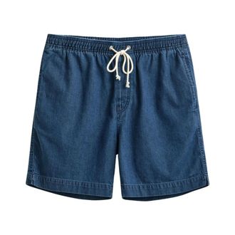 GANT Denim Shorts, male, Blue, Size: 3XL Reg Jeans Shorts