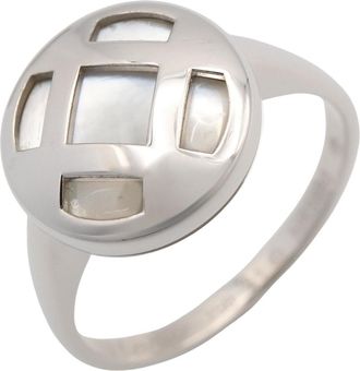 Cartier Silver Clear White Gold (18K) Band Ring (Pre-Owned)