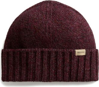 Woolrich Berretto a coste - Rosso