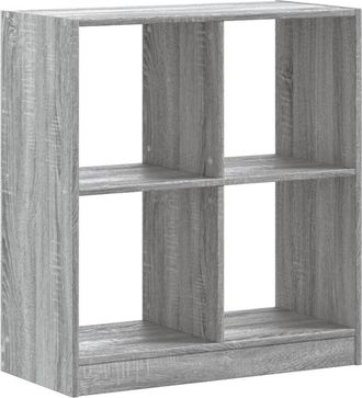 vidaXL Vidaxl - Estantería de madera de ingeniería gris Sonoma 68,5x32x75 cm