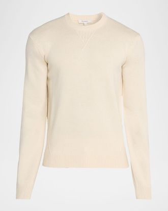 J.W.Anderson Mens Crewneck Wool-Blend Knit Pullover