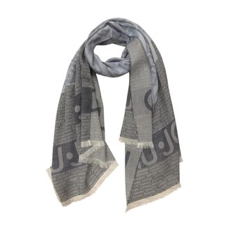 Liu Jo Winter Scarves, female, Blue, Size: ONE SIZE Stola Eff Denim /Paillettes