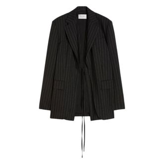 Sportmax Sportmax, Blazers, female, Black, Size: 2XS Double-Front Blazer