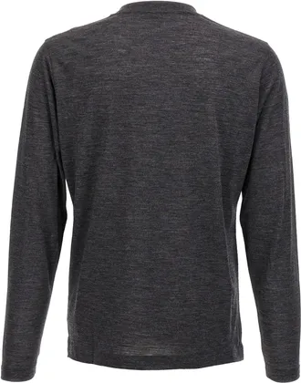 Zanone Virgin Wool T-Shirt - charcoal