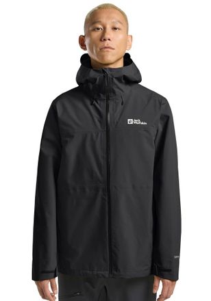 Jack Wolfskin Funktionsjacke JACK WOLFSKIN HIGHEST PEAK 3L JKT M, Herren, Gr. M (50), schwarz, Obermaterial: 100% Polyester; Futter: 100% Polyester, Jacken Funktion