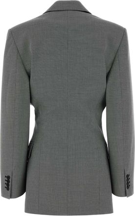 The Attico Whiteblack Giacche E Gilet Jacket