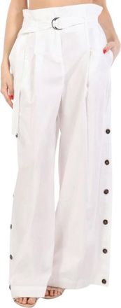 Marella Dames, Broeken, Wit, Maat: S