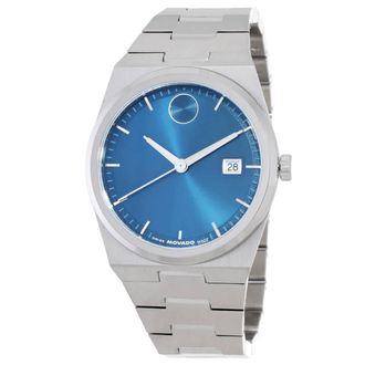 Movado BOLD Quest Quartz Blue Dial Mens Watch 3601221