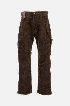 Junya Watanabe Cotton Corduroy Leather Trousers