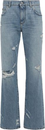 Dolce & Gabbana Light Blue Straight Fit Jeans