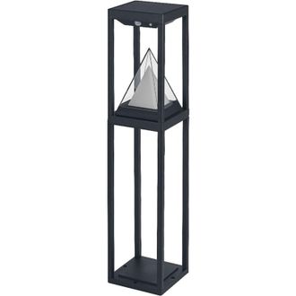 Ledvance Smart+ alps lampioncino solare da esterno Bluetooth con sensore, luce bianca calda (3000K) e colorata, senza alimentazione, fino a 2,5 ore al 100% di