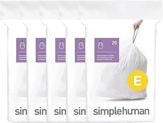 Simplehuman Code E Custom Fit Liners with Quick Dispense Packs in 100 Liners at Nordstrom, Size Refill
