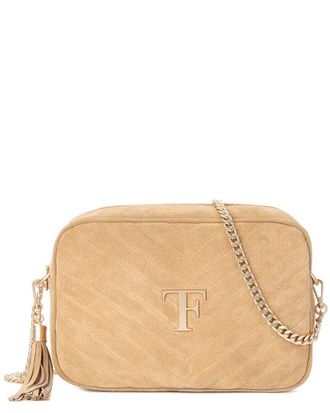 Tiffany & Fred Quilted Suede Camera Bag