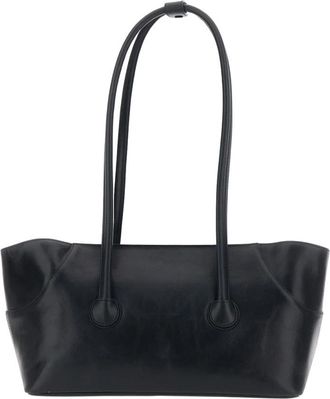 Marge Sherwood Boat Shopper Large - Dames - Shoppers - Zwart - ONE Size - Leer - Tassen