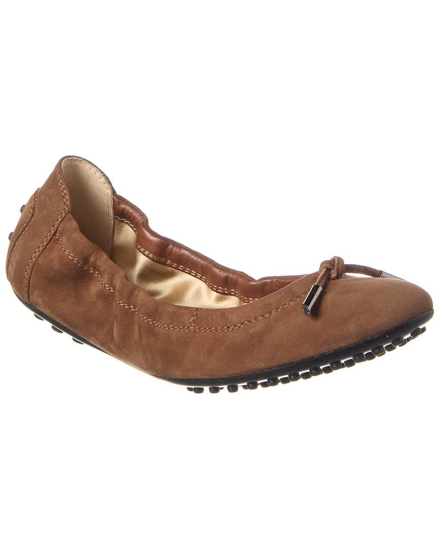 Tods Suede Brown Flat Shoes - NWT TOD main image 4