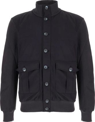 Herno Jassen, Heren, Blauw, XL, Polyester, Bomberjack